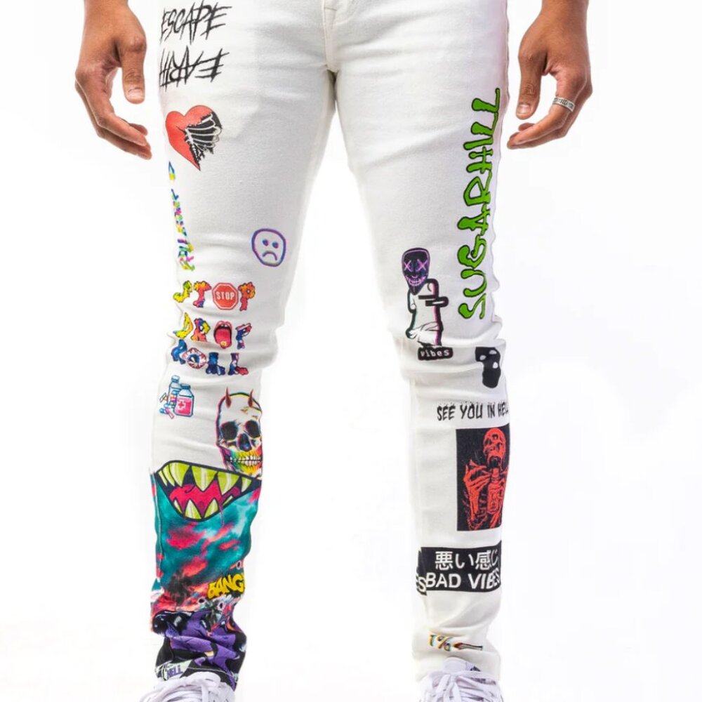 SUGARHILL NIGHTMARE JEANS Size 30‎